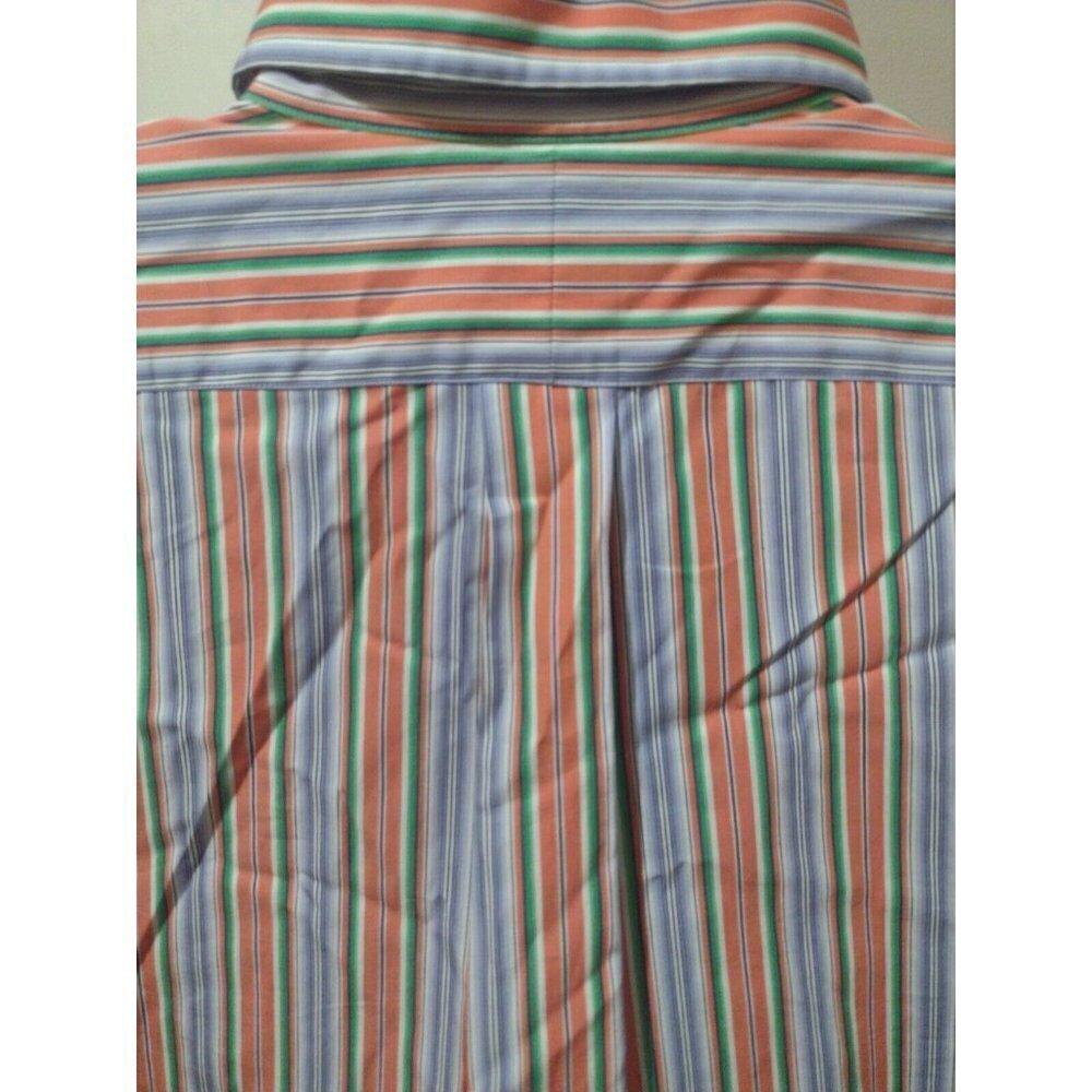 Men's Ralph Lauren Classic Fit Vertical Striped MultiColor XLT L/S Shirt X-Large - Picture 6 of 11